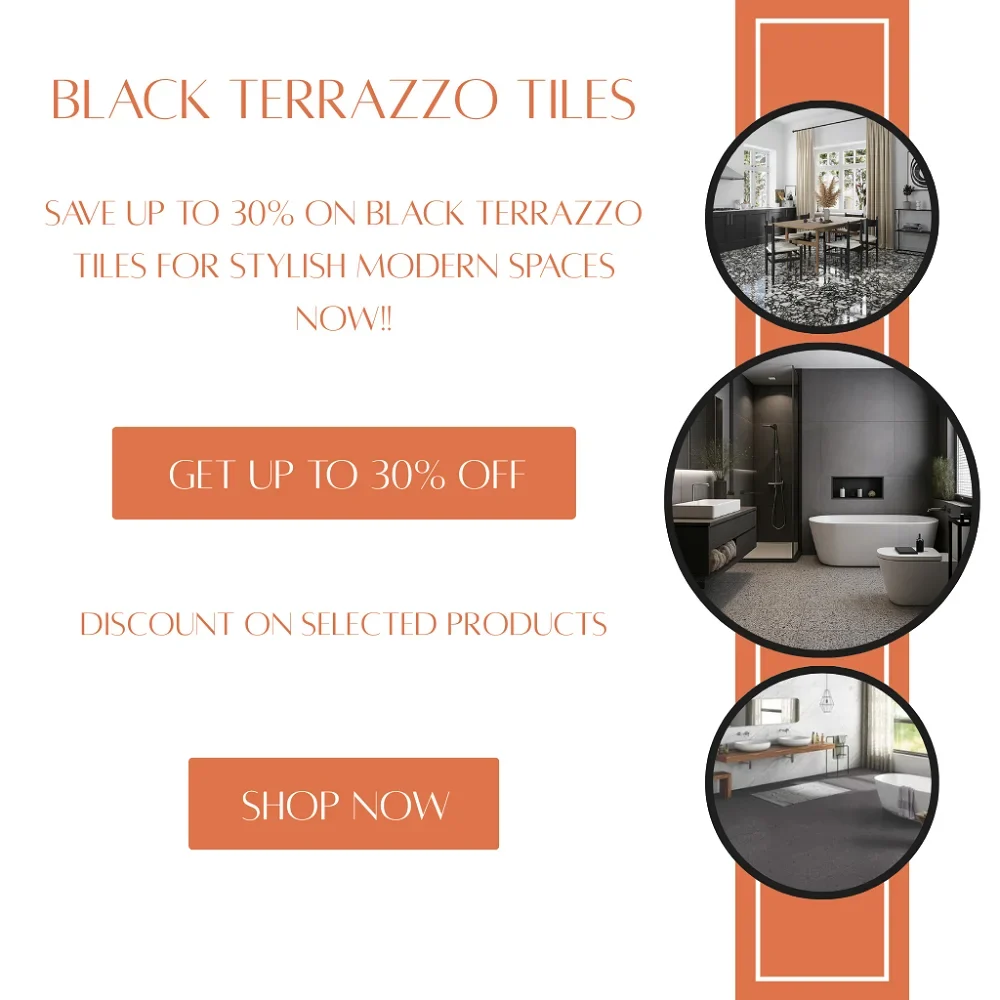 Black Terrazzo Tiles