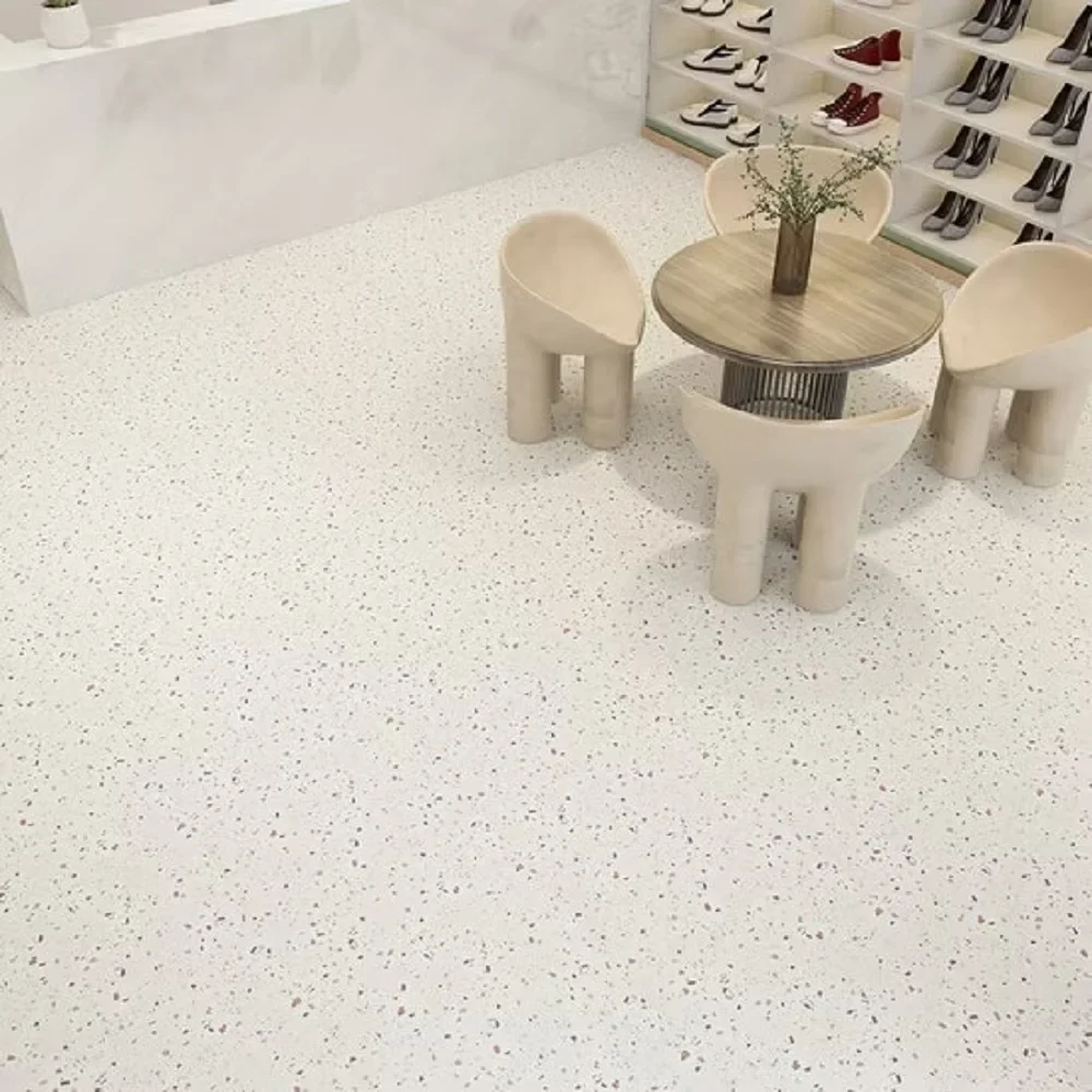 Commercial White Terrazzo Tile