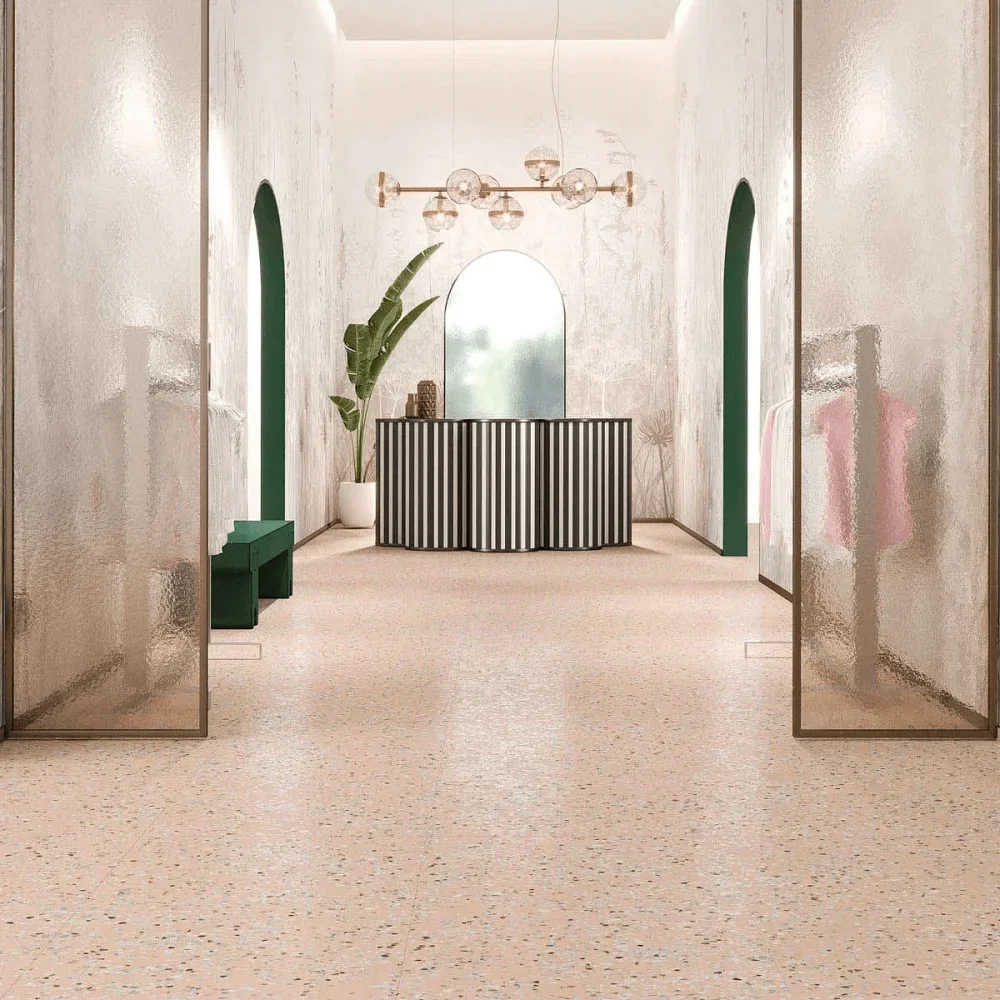 Pink Terrazzo Tiles for commercial